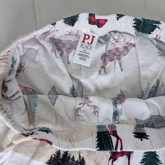 The Children’s Place - Adult Matching Family Mountain Cotton Pajamas - White - Picture 8 of 9